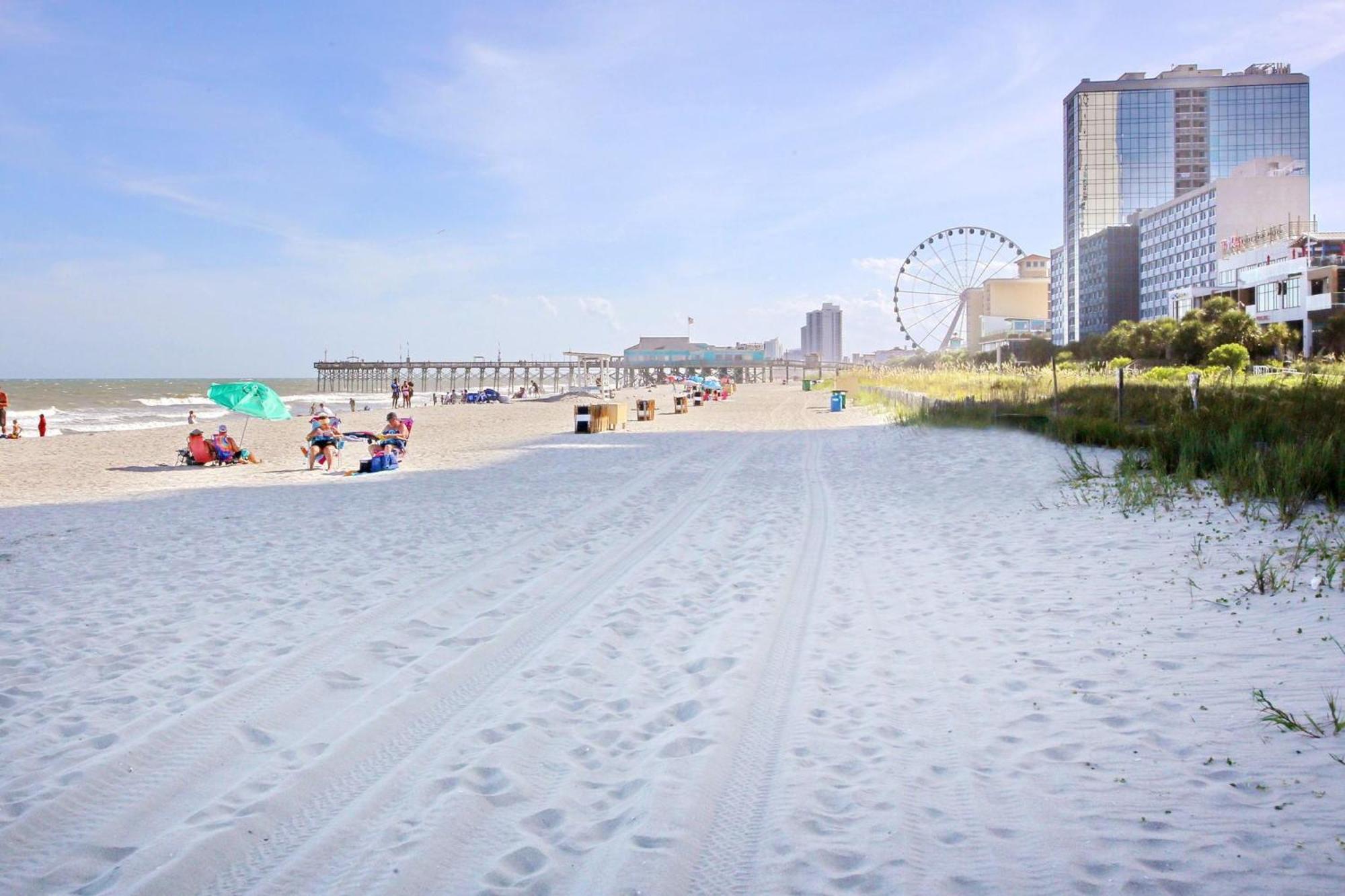 マートルビーチ 1604 N Ocean Blvd, 0906 - Ocean Front Sleeps 8ヴィラ エクステリア 写真